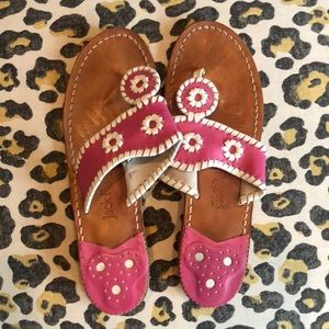Jack Rodgers “Navajo Fuchsia” sandals
